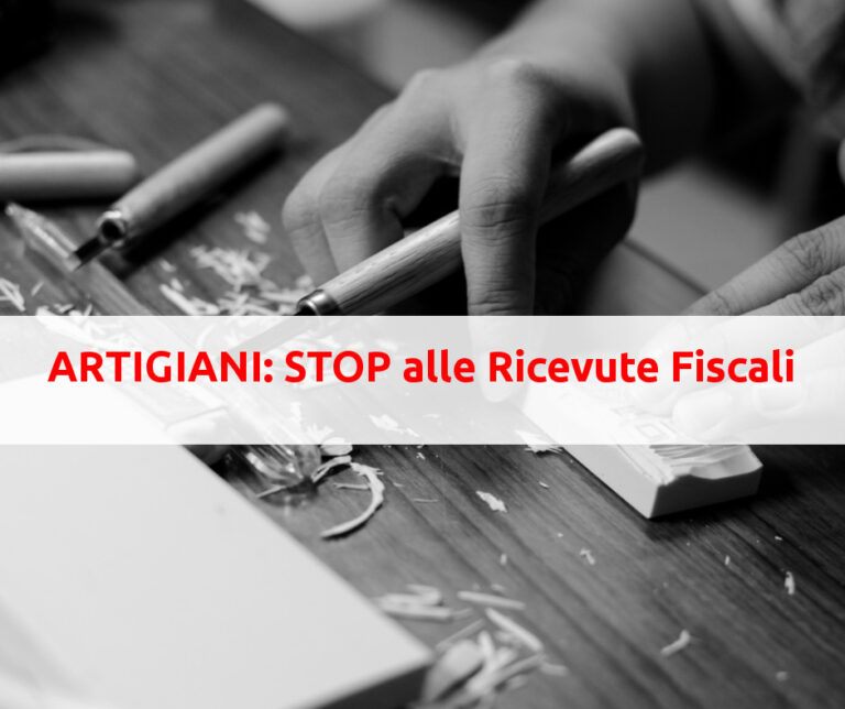 artigiani ricevute fiscali